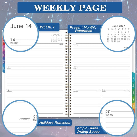2027 Planner - 2027 Weekly and Monthly Planner, 9" x 11", Jan.2027-Dec.2027