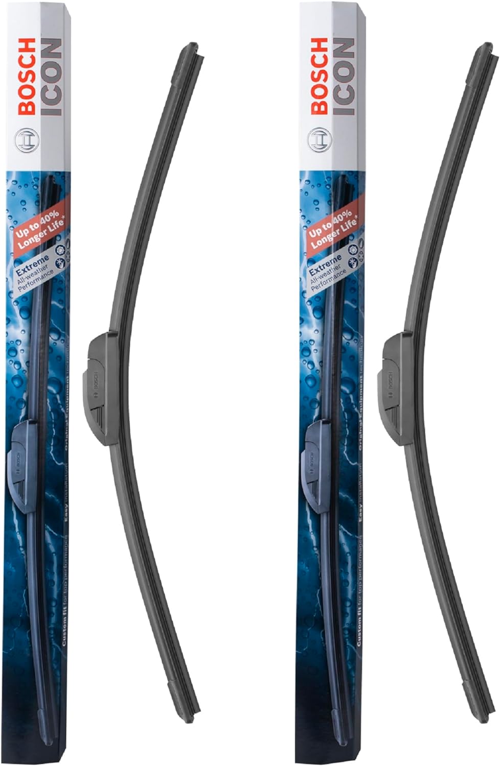 BOSCH 22A22B ICON Beam Wiper Blades - Set of 2 Blades (22A & 22B)