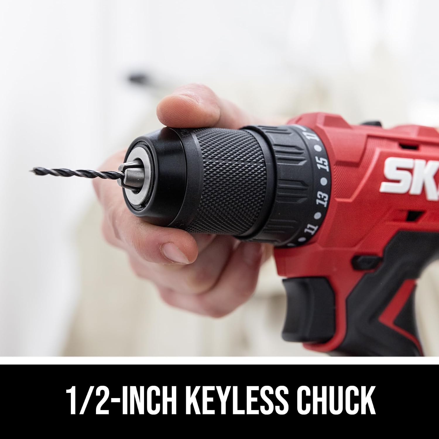 SKIL PWR CORE 20 Brushless 20V 1/2-Inch Drill Driver Kit, Includes 2.0 Ah Battery and Charger - DL6280B-10