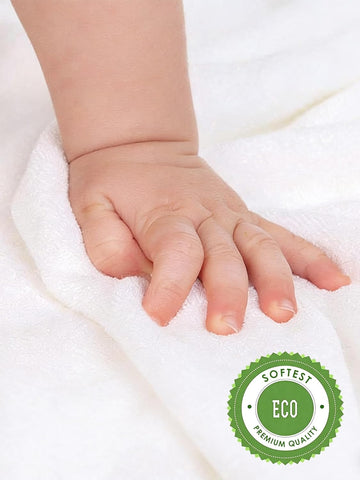 HIPHOP PANDA Ultra Soft Baby Washcloths, 2-Layer Absorbent Wash Cloths