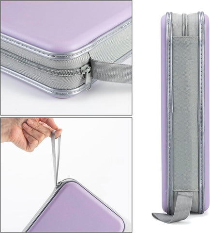 alavisxf xx CD Case, 96 Capacity Hard Plastic Organizer Wallet for Car
