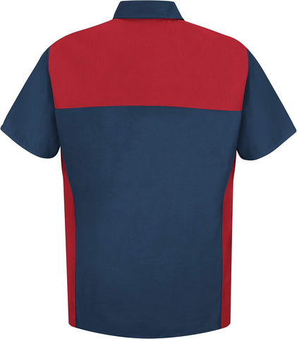 Red Kap Men’s Short Sleeve Motorsports Shirt