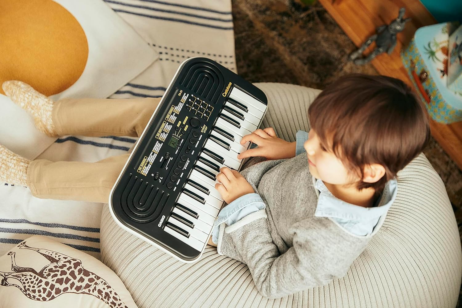 Casio Casiotone SA-51 32-Key Compact Digital Keyboard | 100 Tones