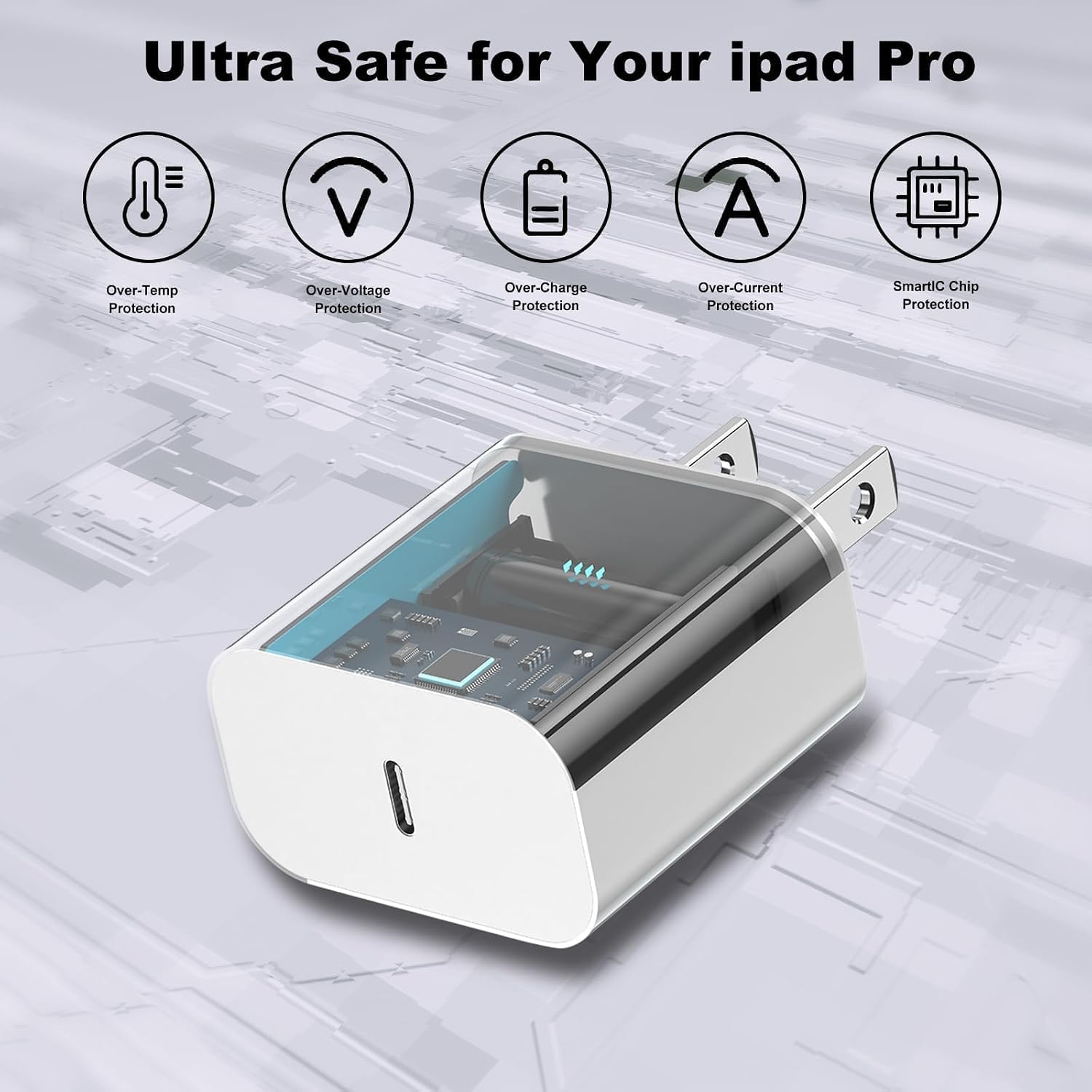 iPhone 17 16 15 Charger Fast Charging,2Pack 20W Apple iPad USB C Wall Charger Block with 6FT USB C to C Cable for iPhone 17/Pro/Pro Max/17 Air/ 16/Pro/Pro Max/15/Pro/Pro Max