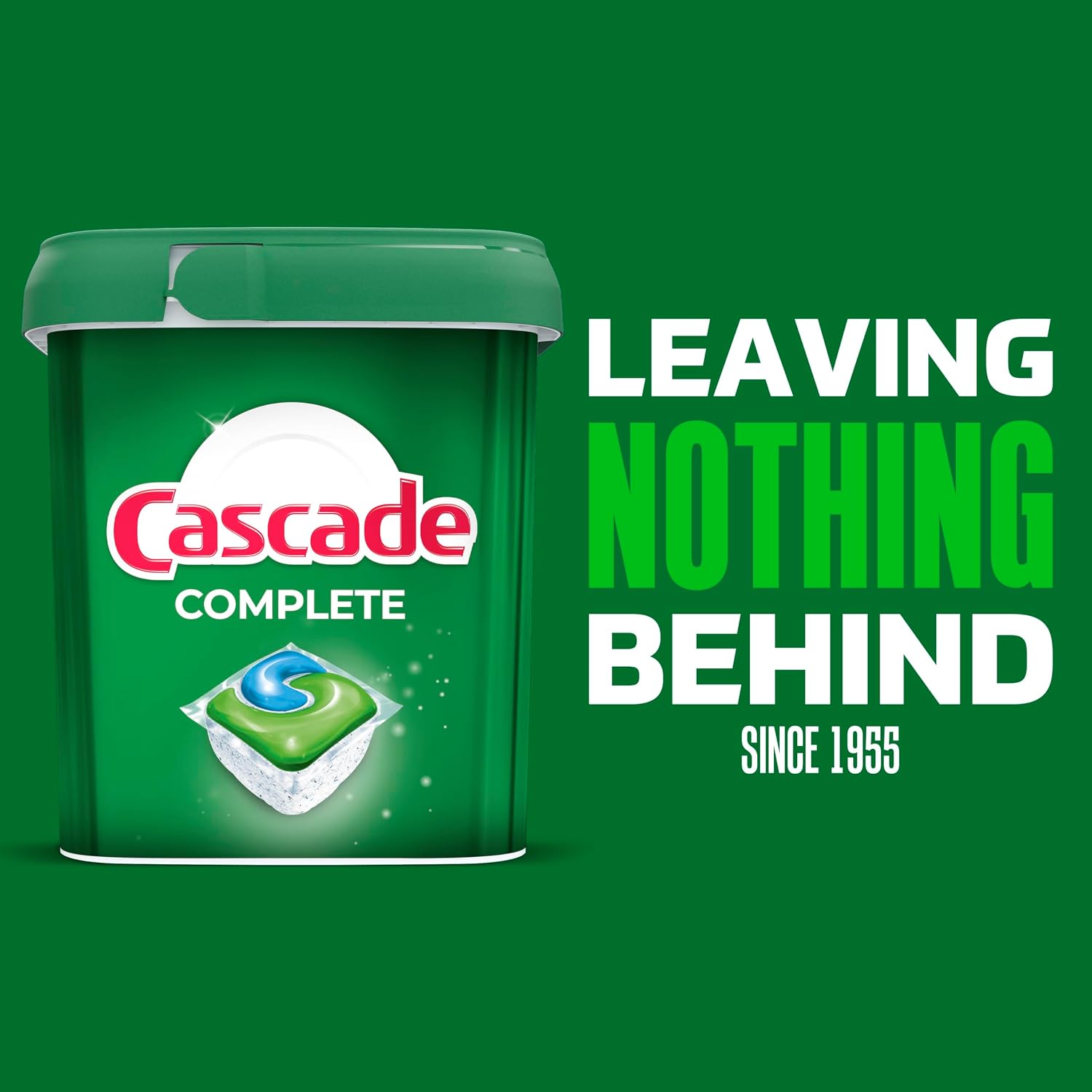 Cascade Complete Dishwasher Pods - Fresh Scent ActionPacs, Dishwasher Detergent, Dishwasher Soap, Detergent Pods, 78 Count