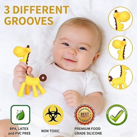 Baby Teething Toys 3-6 Months, Baby Chew Teether Toys
