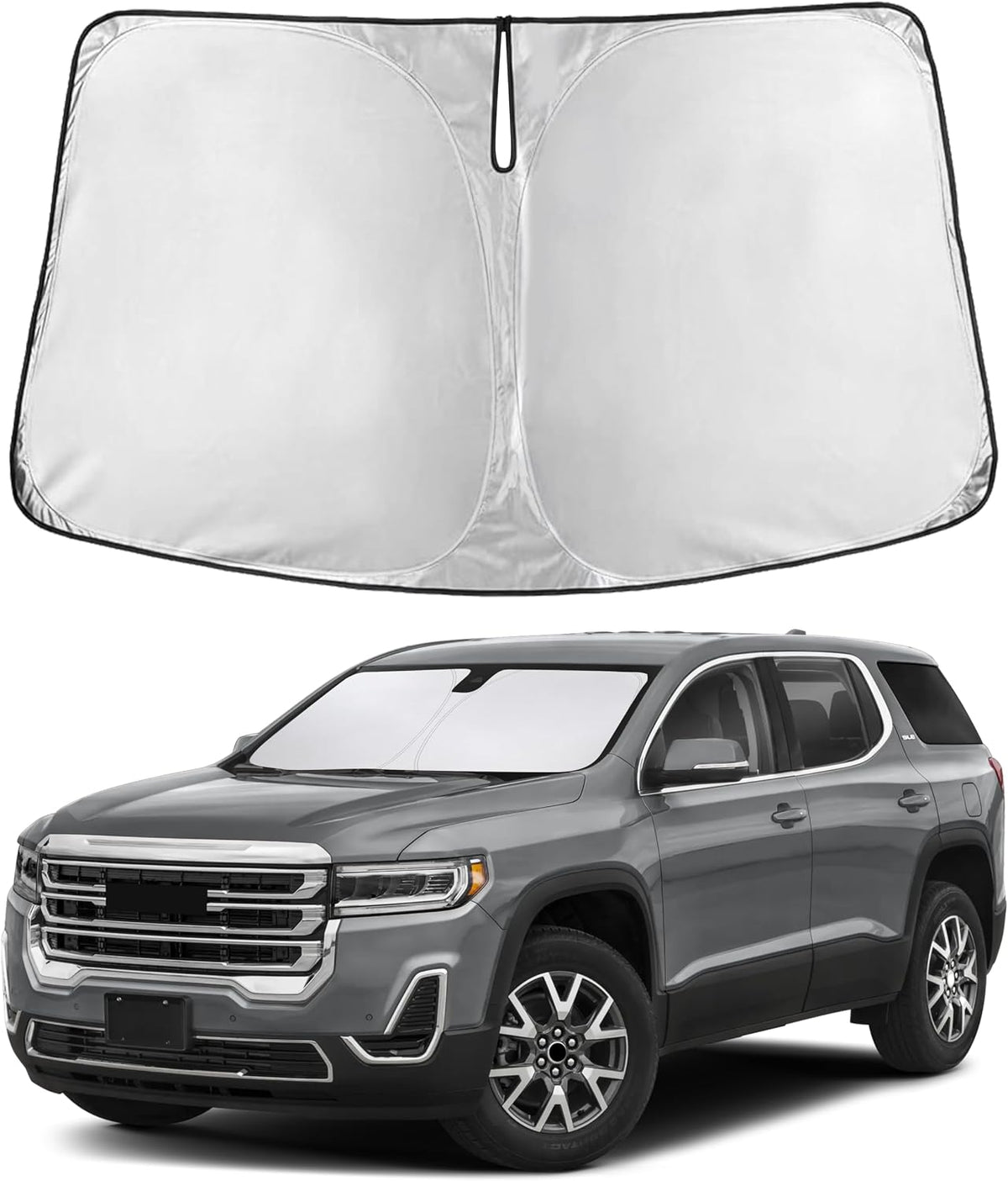 EcoNour Windshield Sunshade Compatible for GMC Acadia 2017-2021 2022 2023
