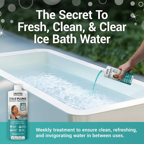 Ouster 3in1 Cold Plunge Water Treatment, Weekly Cleaner, 32oz