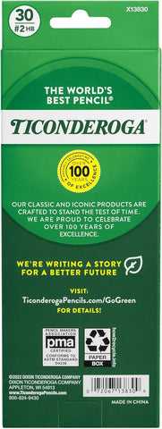 Ticonderoga Wood-Cased Pencils, Pre-Sharpened