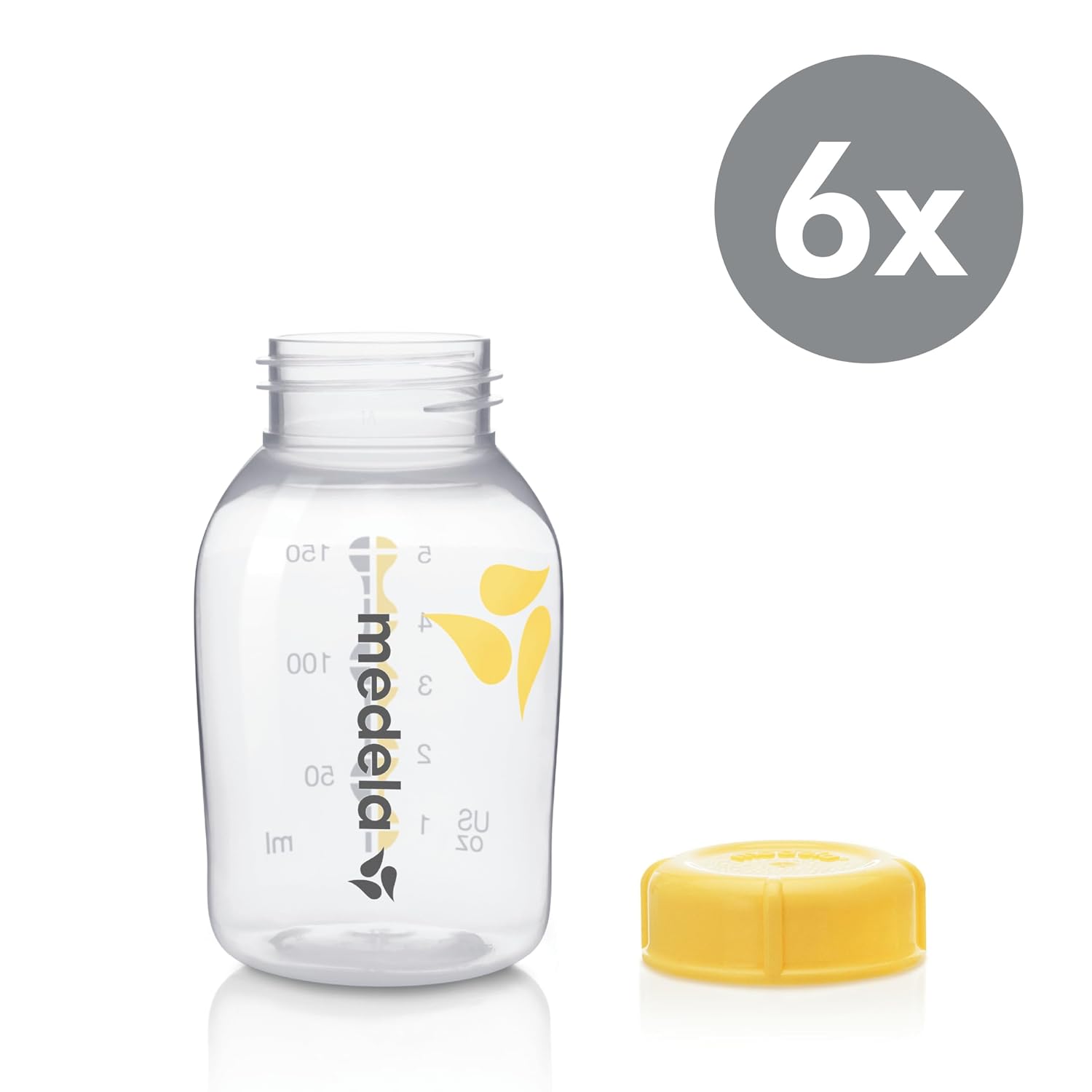 Medela 5oz Breast Milk Collection & Storage Bottles | 6 Ct