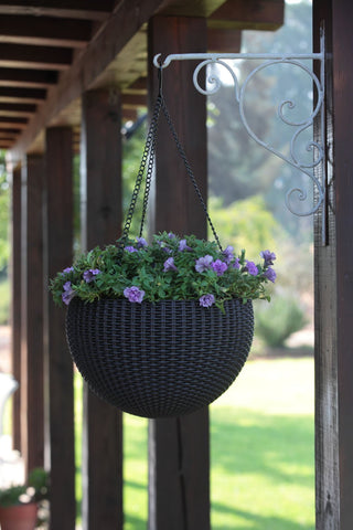 Keter 221486 Hanging Planter Set, Espresso Brown