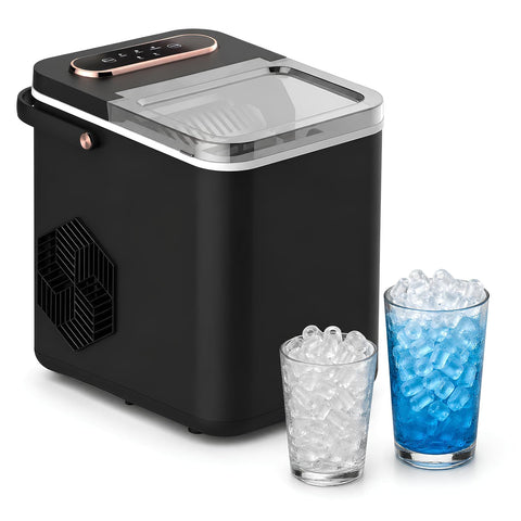 Countertop Ice Maker Machine, 26 lbs/Day Ice 1.4L Tank, 9 Ice Cubes in 6Min