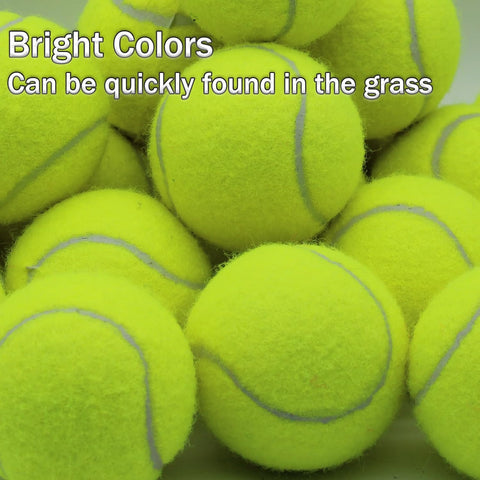 SHYUJAJIE Tennis Ball,20 Pack Practice Balls Bulk,Dog Balls with Mesh Bag