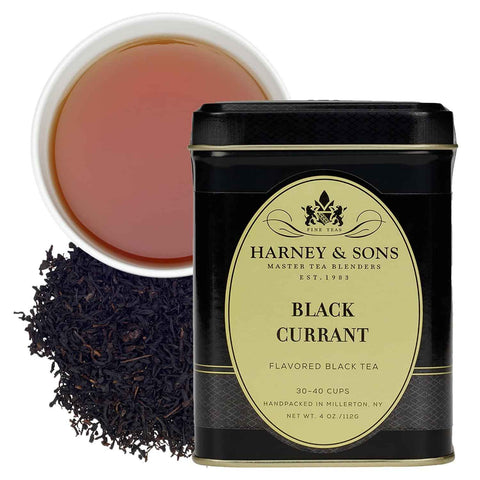 Harney & Sons Paris Loose Leaf Black Tea, 16 oz | Loose leaf black tea with fruit, vanilla, caramel, and bergamot. Contains caffeine.
