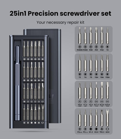 AXTH 25-in-1 Small Precision Screwdriver Set, Professional Mini Repair Tool