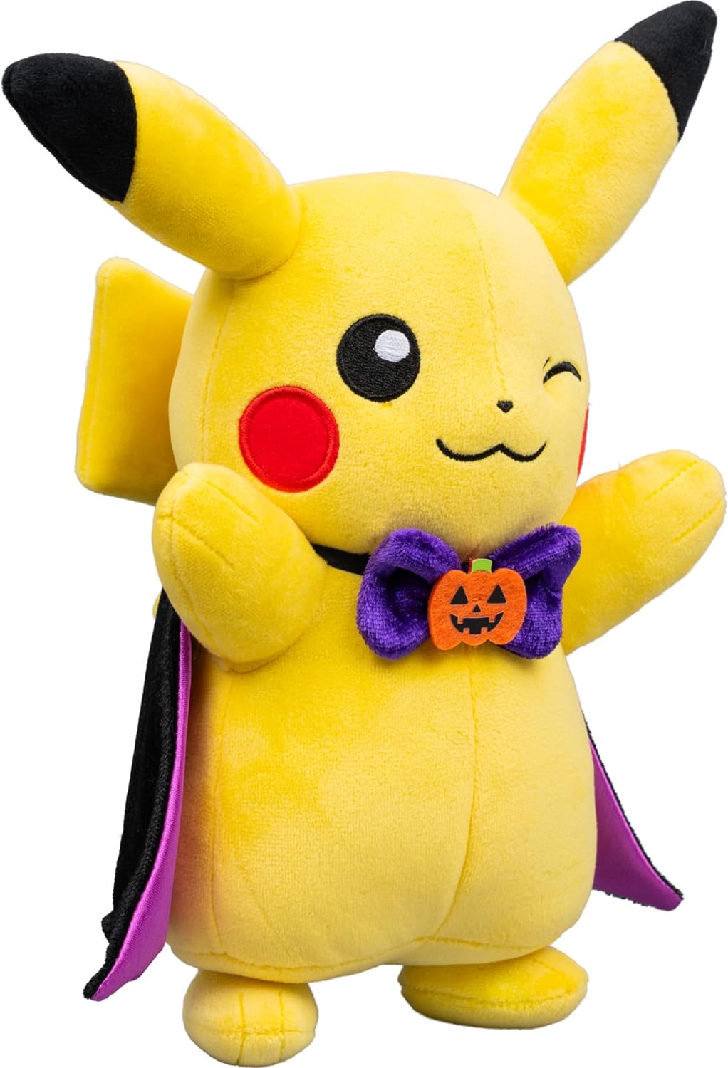 Pokemon Pikachu Plush with Spooky Cape - 8-Inch Plush with Unique Accessory