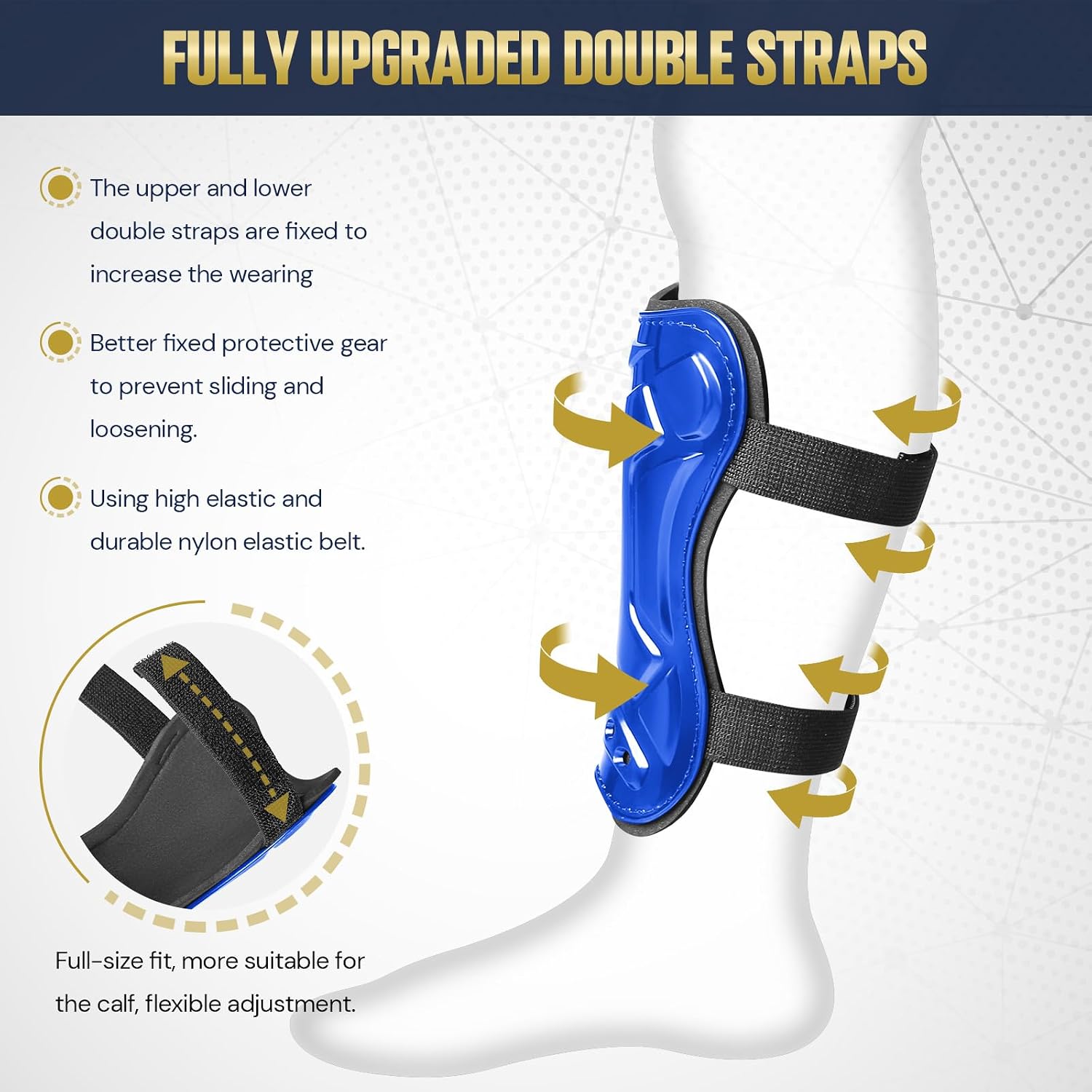 Soccer Shin Guards for Youth Kids Toddler, Protective Soccer Shin Pads & Sleeves Equipment - Football Gear for 3 5 4-6 7-9 10-12 Years Old Children Teens Boys Girls