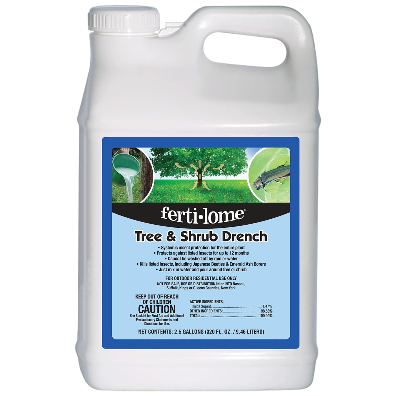 Fertilome (11208) Tree & Shrub Drench Systemic Insecticide, 2.5 gal