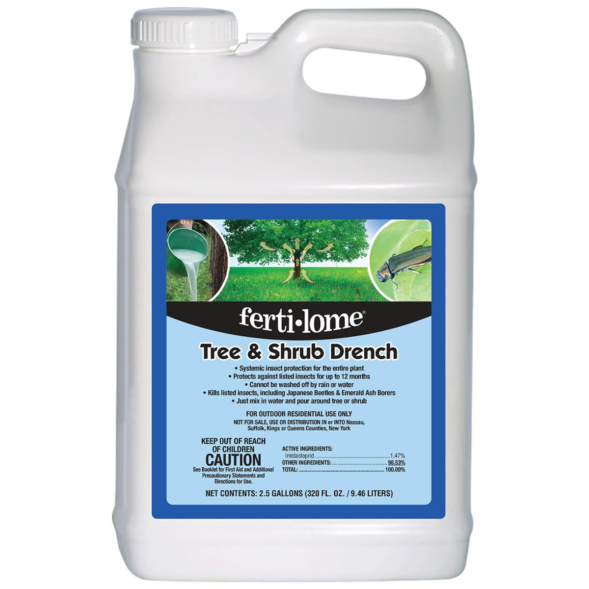 Fertilome (11208) Tree & Shrub Drench Systemic Insecticide, 2.5 gal