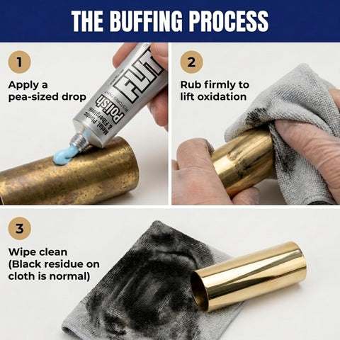 Flitz Metal Polish Paste - 5.29oz USA-Made Polish for Solid Chrome, Stainless Steel, & Aluminum - Non-Abrasive for Light Oxidation - Requires Manual Buffing - Not for Plated/Coated Surfaces (1 Pack)