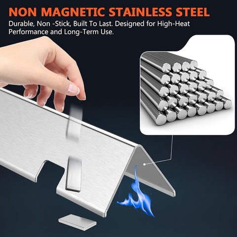 QuliMetal 15.3" Flavorizer Bars for Weber Spirit 300 & GS4 II 300 Series