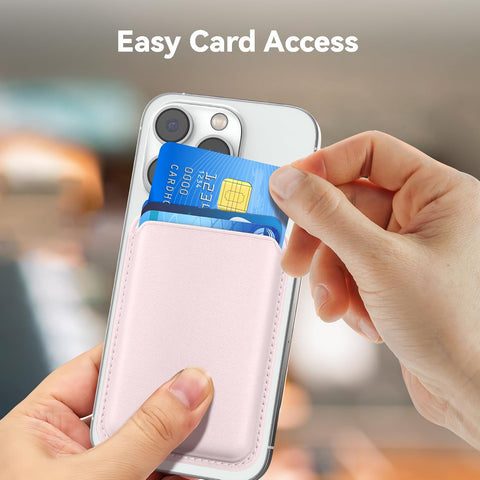 Magnetic Wallet Cell Phone Card Holder for Phone Case with Mag-Safe