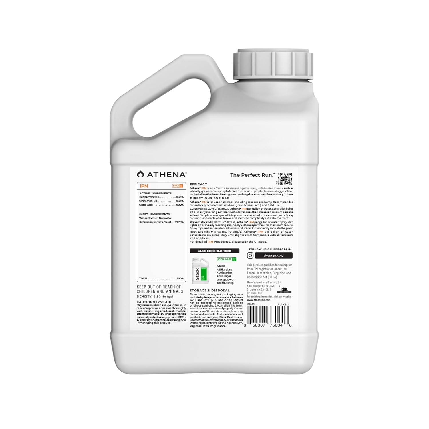 Athena IPM Insecticide & Fungicide Pest Control Concentrate 1 Gallon