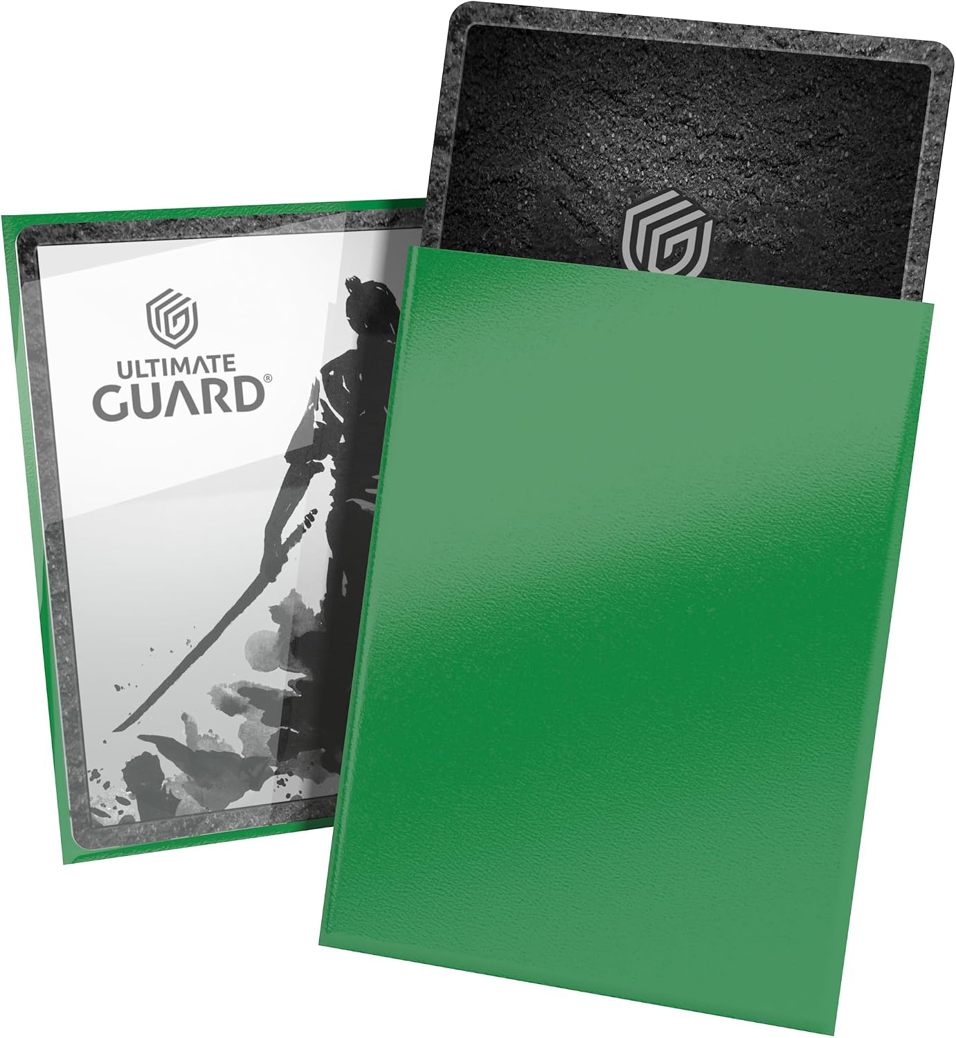 Ultimate Guard Katana Card Sleeves: 100 Standard Size TCG Sleeves, 66 x 91mm, Jade Garden Back, Tournament Quality, No PVC & Acid-Free, High Clarity