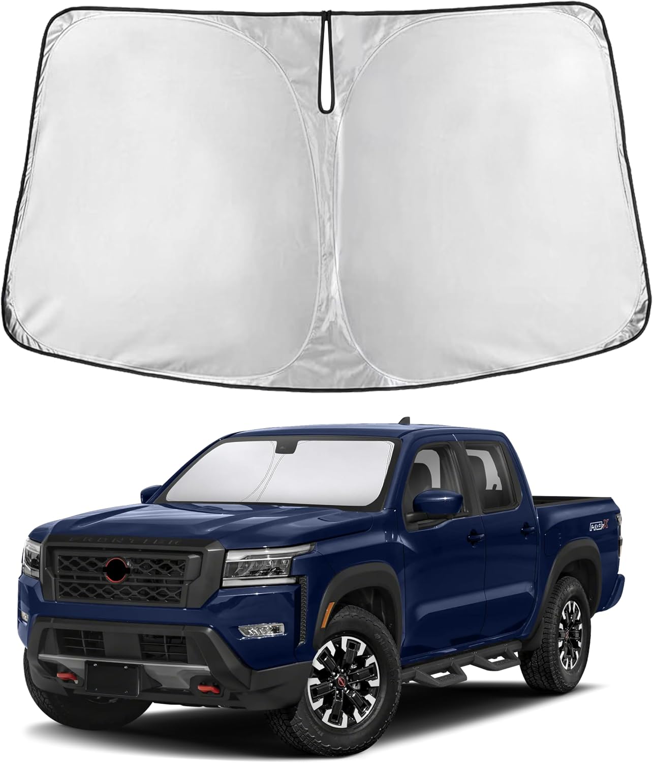 EcoNour Windshield Sunshade Compatible for Nissan Frontier 2022-2025 2026