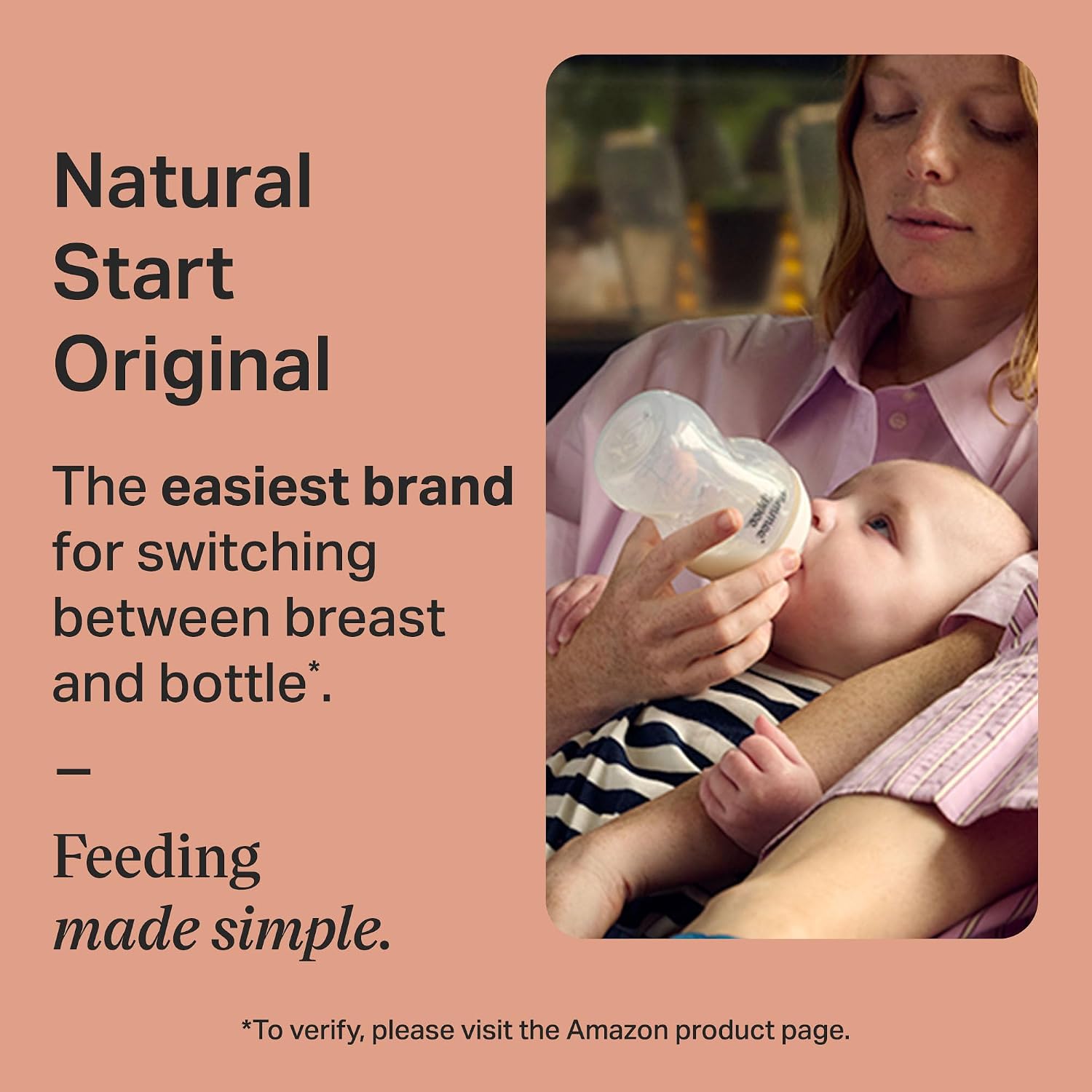 Tommee Tippee Natural Start Baby Bottles, Anti-Colic, 0m+, 9oz