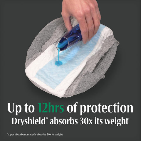 Depend Night Defense Adult Diapers for Men, Large, 56 Count