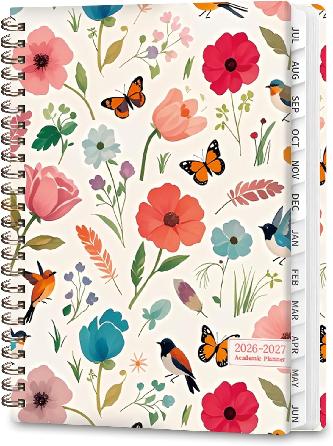 Planner 2026-2027, Weekly and Monthly Academic Year Calendar Planner, July 2026 - June 2027, Daily Agenda Book for Office School Supplies, A5(6.3'' x 8.5'')
