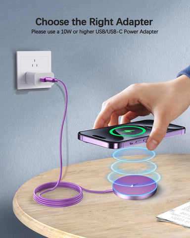 Magnetic Wireless Charger Fast Apple Mag-Safe Charger