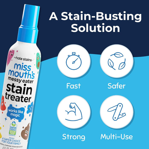 Miss Mouth's Messy Eater Stain Treater Spray, Laundry Stain Remover, 4 Oz