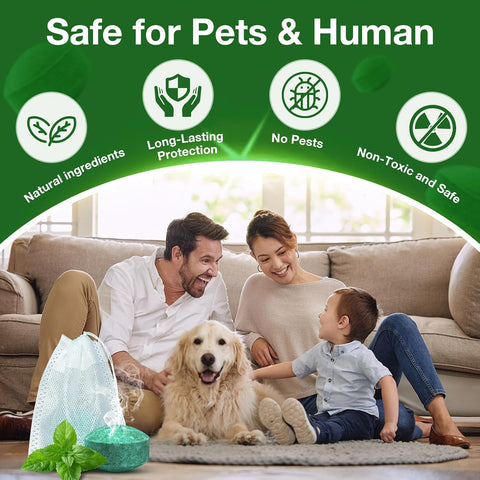 Mouse Rodent Repellent, 25 Pack Peppermint Oil Mouse Traps