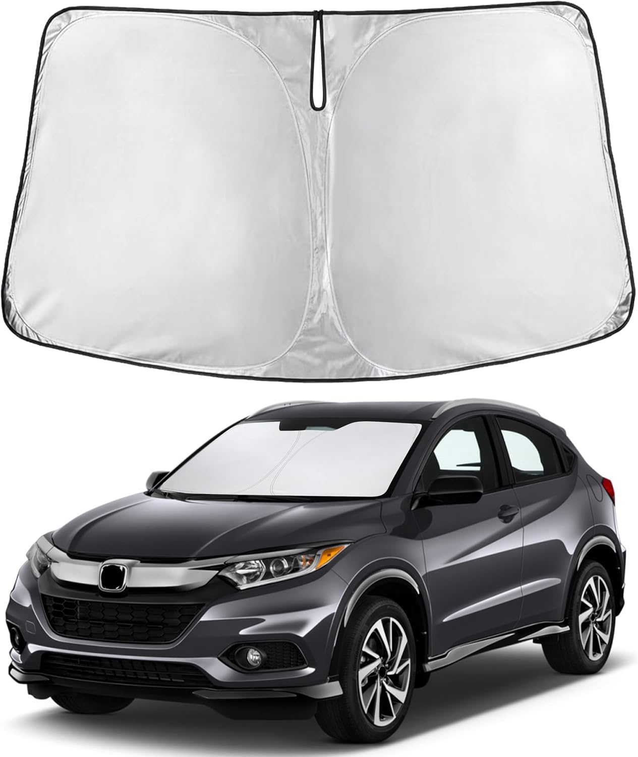 EcoNour Windshield Sunshade Compatible for Honda HRV 2016-2020 2021 2022
