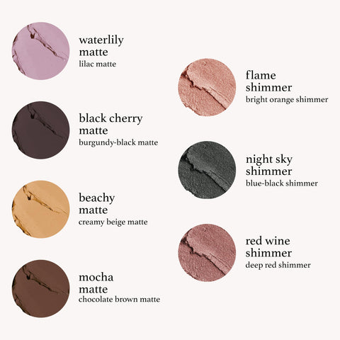 Julep Eyeshadow 101 Crème-to-Powder Waterproof Eyeshadow Stick – Red Wine Shimmer – Long-Lasting, Crease-Proof, Warm Red Shimmer Cream Eyeshadow with Built-in Smudger