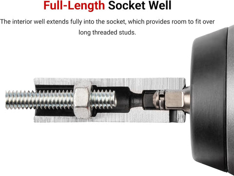 TEKTON 1/2 Inch Drive x 11 mm 6-Point Impact Socket | SID23111