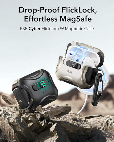 ESR for AirPods Pro 3 Case (2025), Compatible with MagSafe, Black
