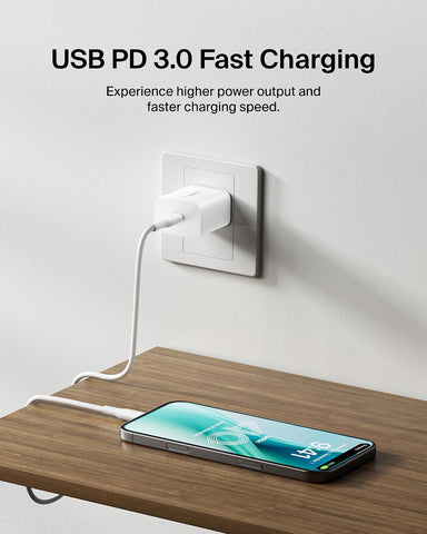 Belkin 20W Compact USB C Charger Block, 2 Pack, Fast Charging for Travel