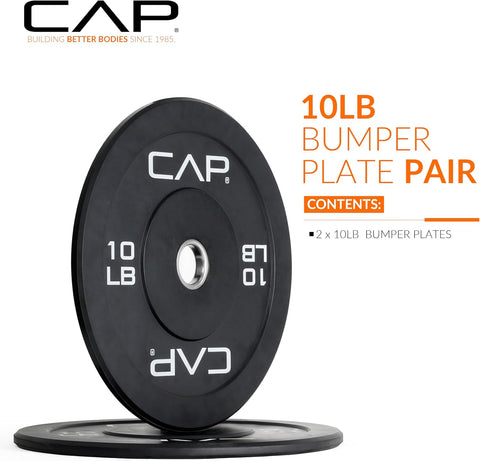 CAP Barbell Rubber Olympic Bumper Plate | Multiple Options/Colors