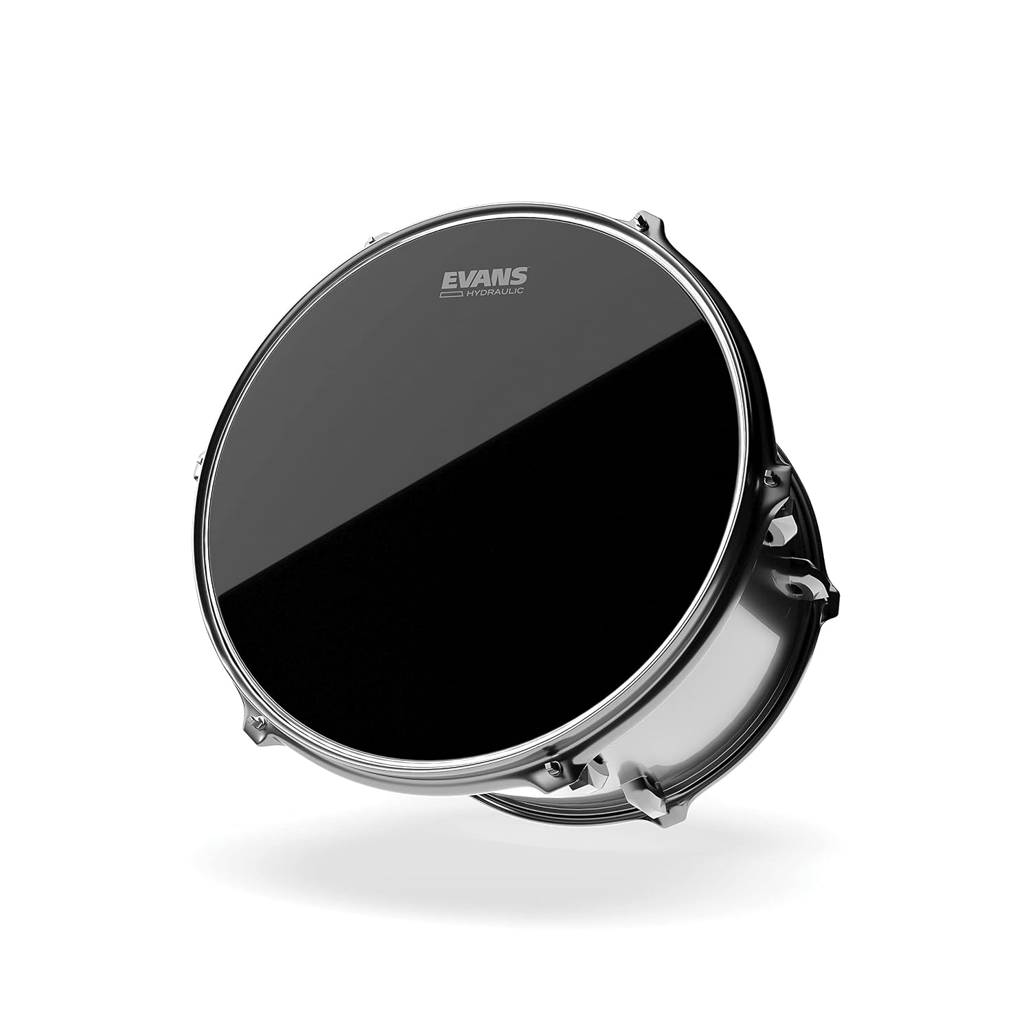 Evans Drum Heads - Hydraulic Black Tom Drumhead, 12 Inch
