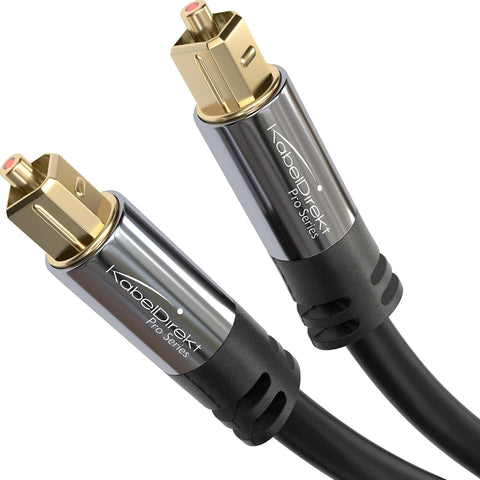 KabelDirekt TOSLINK – Optical Audio Cable – 5ft – Soundbar