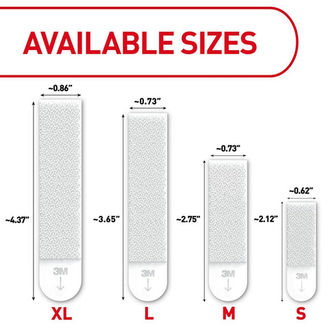 Command XL Heavyweight Picture Hanging Strips, 20 lb Capacity, 32 Pairs (64 Strips), White Adhesive, Damage-Free Wall Hangers for Home Decor