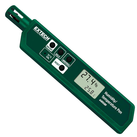 Extech 445580 Humidity and Temperature Pen, Fast Sensor, Dual LCD