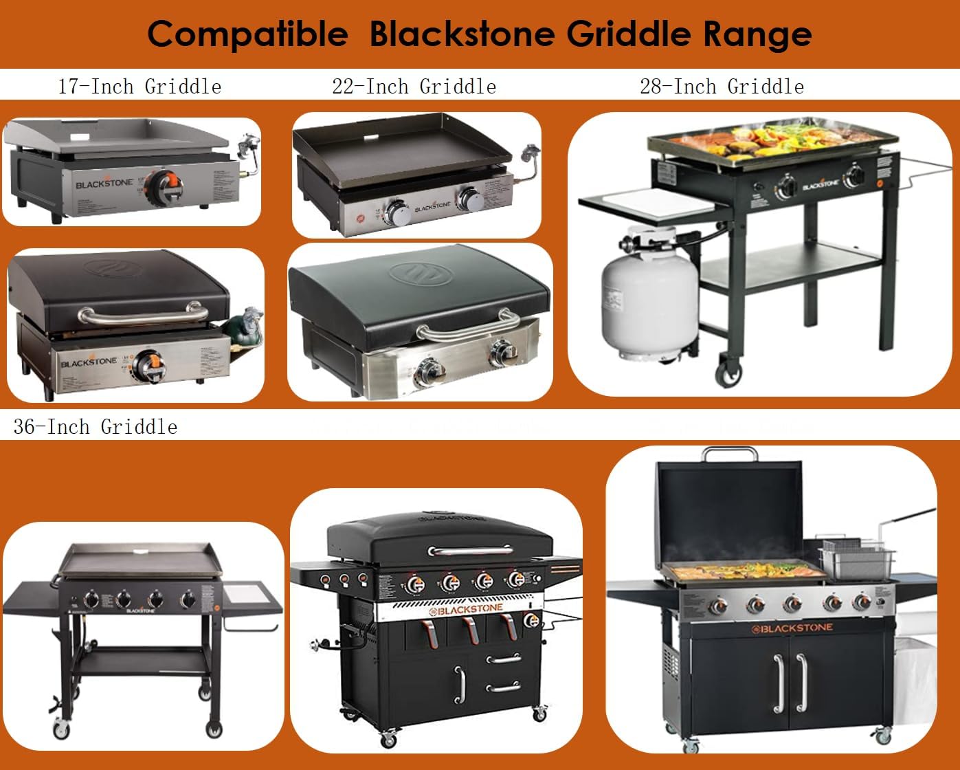 50-Pack Firsgrill Professional Fits Blackstone 17" 22" 28" 30"36" Griddle Grease catcher Cup Liners 8" L *3.75" W* 3"H