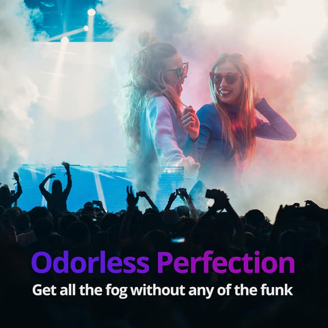 Fog Machine Liquid for Halloween Party and Events, Medium Density, 32oz