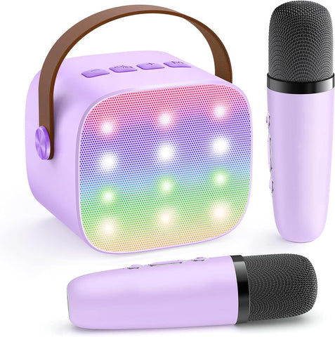 YLL Karaoke Machine for Kids,Birthday Gifts for Girls 3 4 5 6 7 8+Years Old