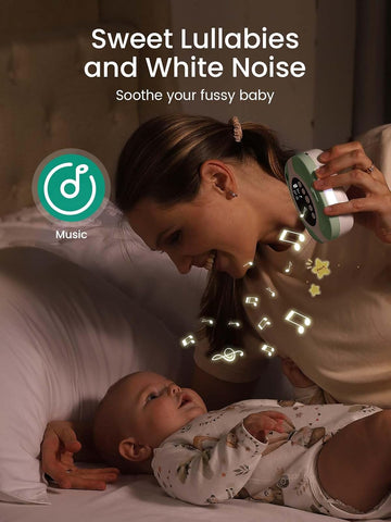 GROWNSY Electric Nasal Aspirator, 9 Suction Levels for Baby, Green