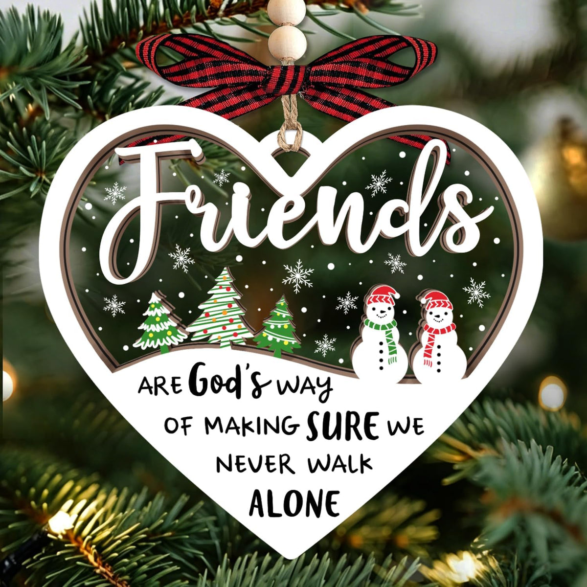 Friendship Ornament,Friends Gift for Women Christmas Ornaments 2026